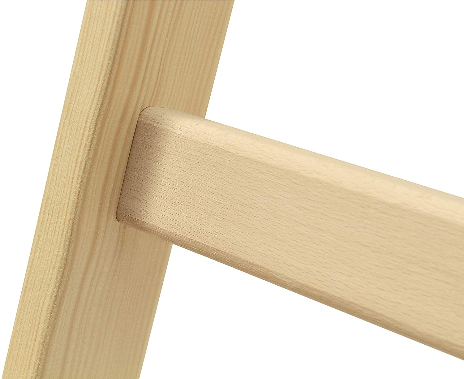Holz-Sprossenstehleiter, beidseitig begehbar - 2x3 Sprossen