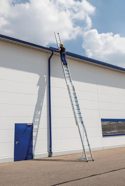 Aluminium-Seilzugleiter 3-teilig Aluminium-Seilzugleiter 3-teilig - 3x14 Sprossen