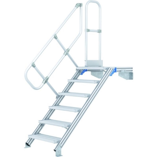 Podesttreppe, Neigung 60°, Stufenbreite 1000 mm, 13 Stufen Podesttreppe, Neigung 60°, Stufenbreite 1000 mm, 13 Stufen
