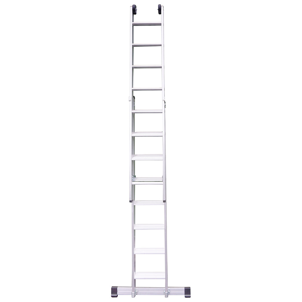 Nr. 30277 PREMIUM-Line Alu-Stufenschiebeleiter 2x8 Stufen