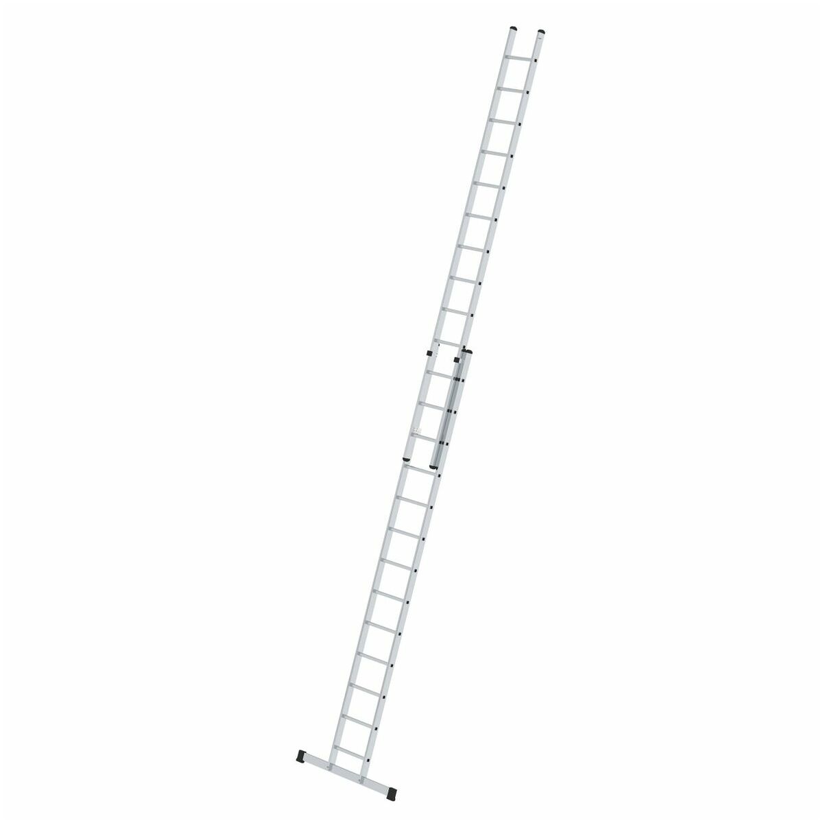 Sprossen-Schiebeleiter 2-teilig mit Standard-Traverse, 2 x 9 Sprossen