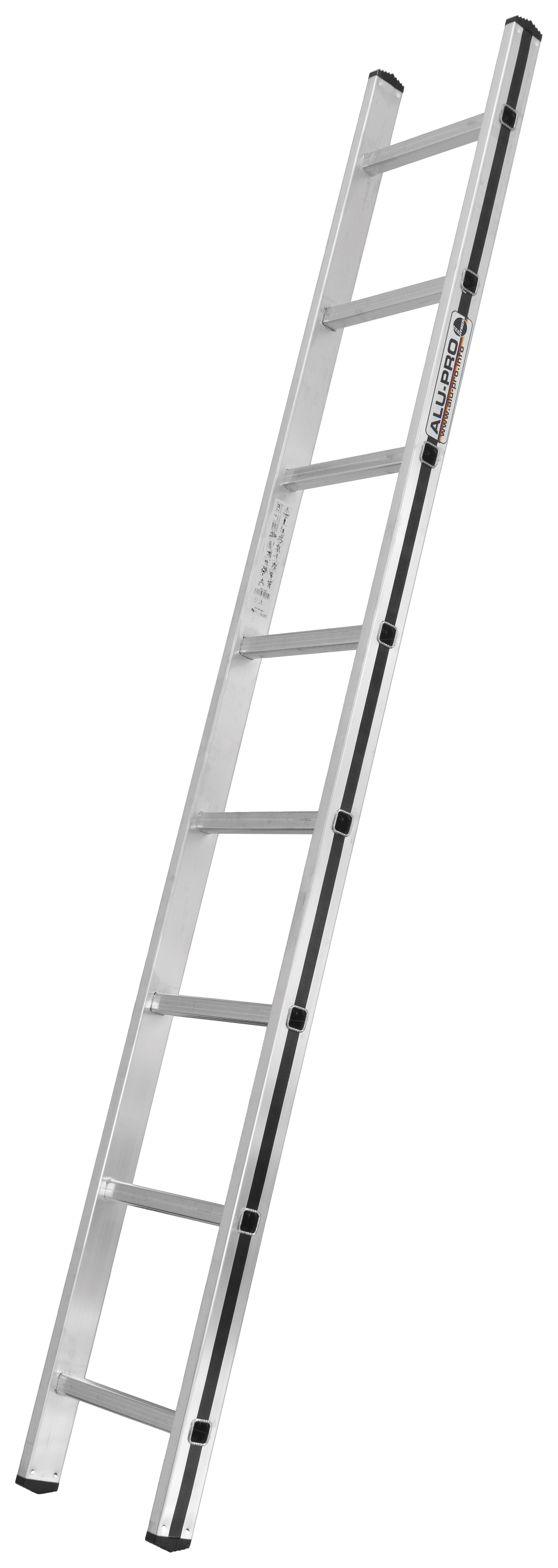 ALU PRO: Sprossenanlegeleiter - 8 Sprossen