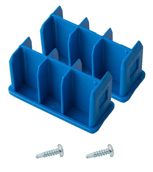 Kopfstopfen (Paar), blau – Holm 77x25 Kopfstopfen (Paar), blau – Holm 77x25