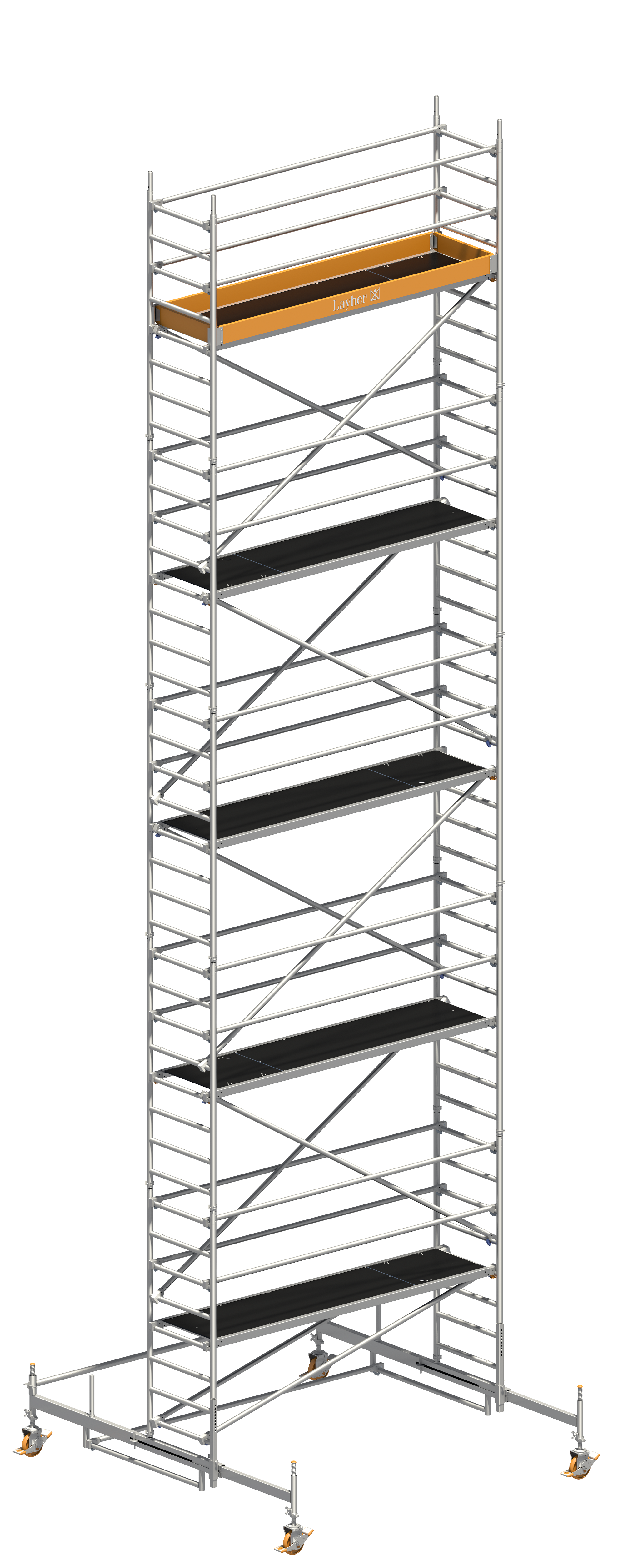 Uni Standard Sicherheitsaufbau P2 Arbeitshöhe 6,35 m