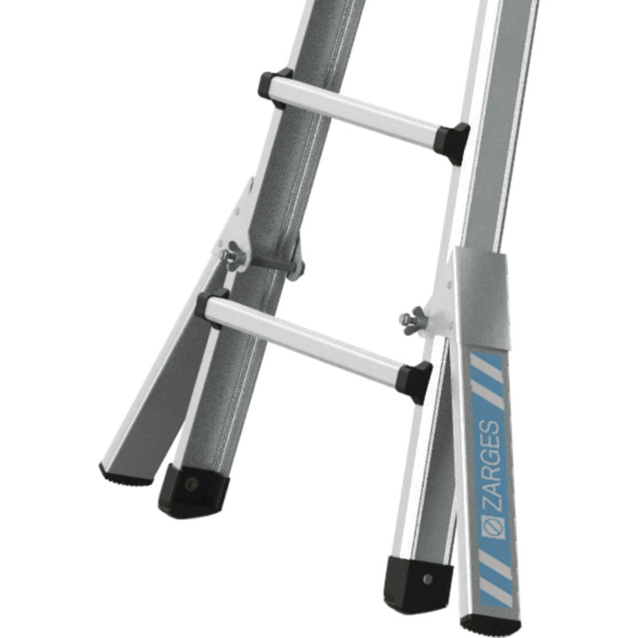 Variotec V, Gebördelte Teleskop-Mehrzweckleiter, 4-teilig, 4x4 Sprossen