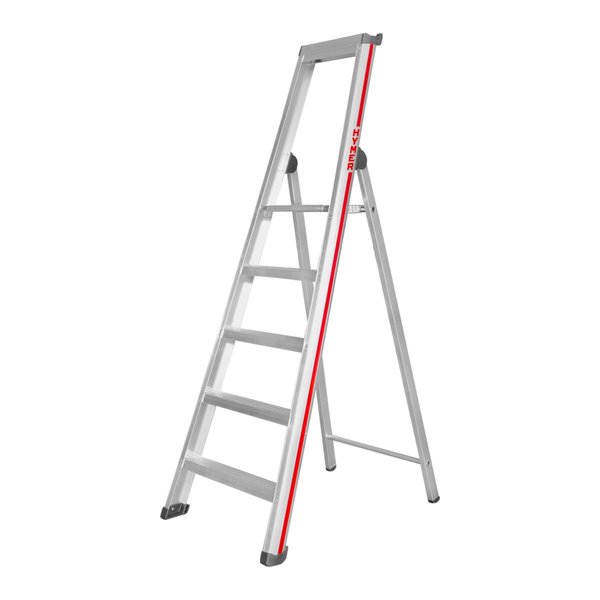Stufenstehleiter mit Plattform, einseitig begehbar - 8 Stufen
