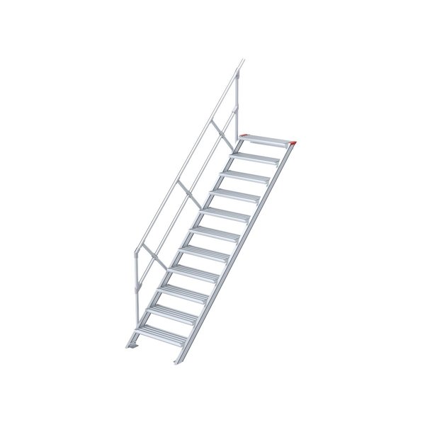 Nr. 510 Treppe, 45°, 1000 mm Stufenbreite, 4 Stufen