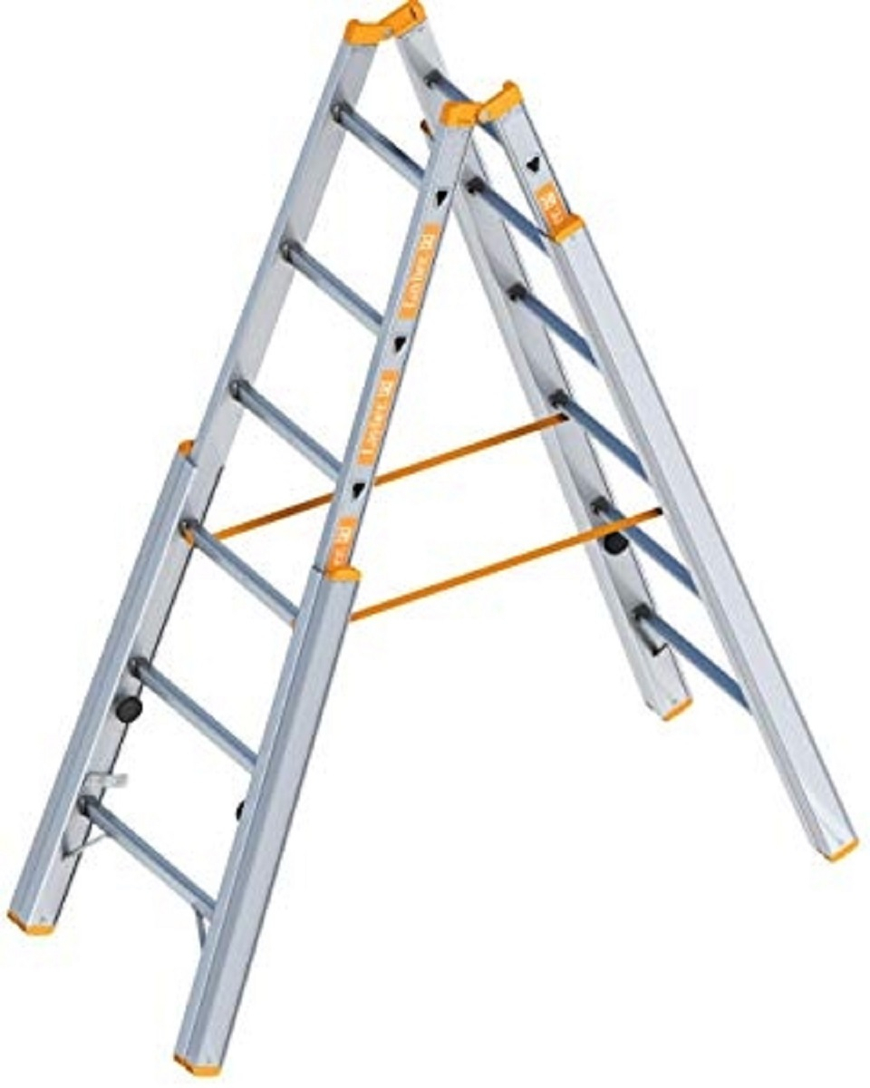 Treppenstehleiter TOPIC 1061, 2x6 Sprossen