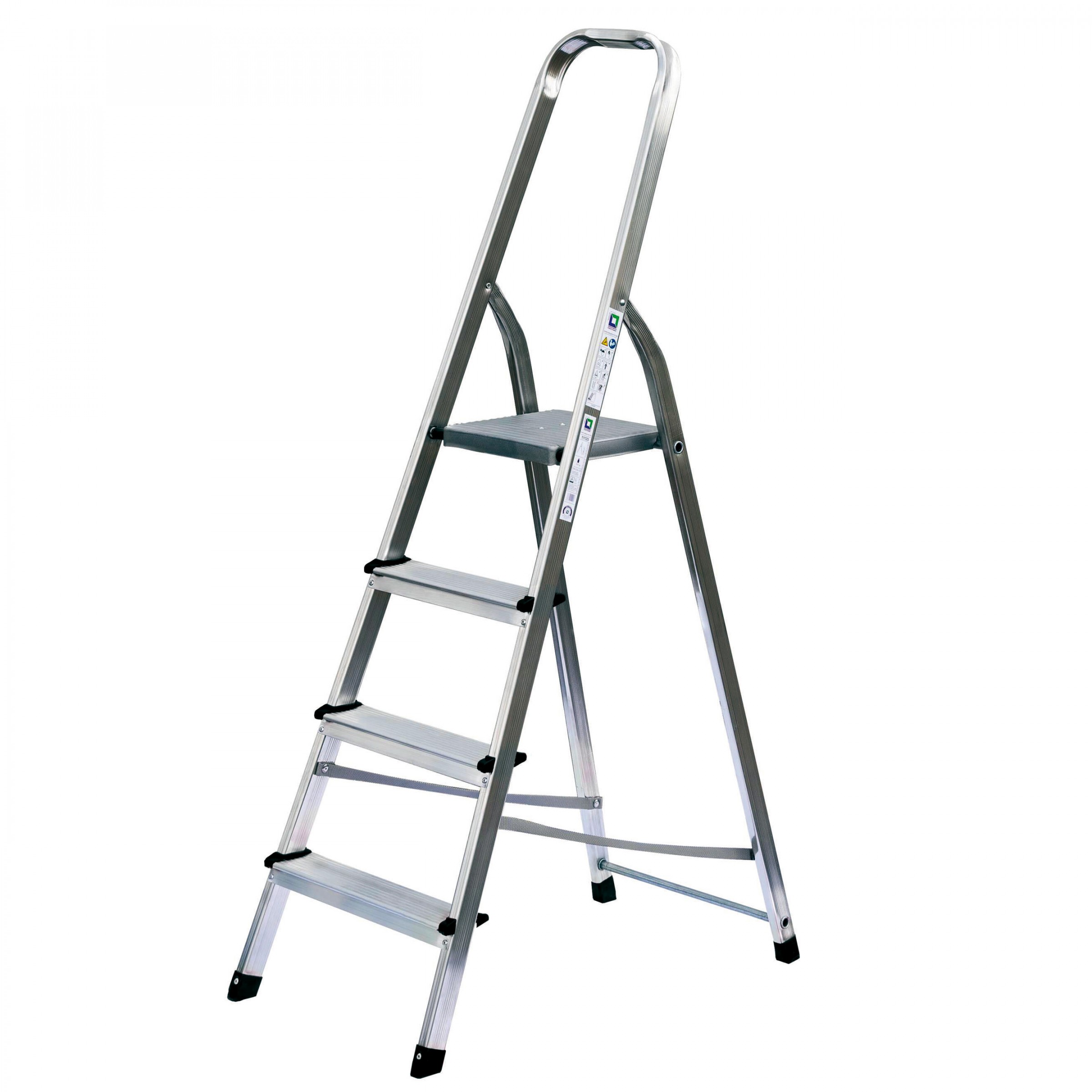 Haushaltsstehleiter, einseitig begehbar, 3 Stufen Haushaltsstehleiter, einseitig begehbar, 3 Stufen