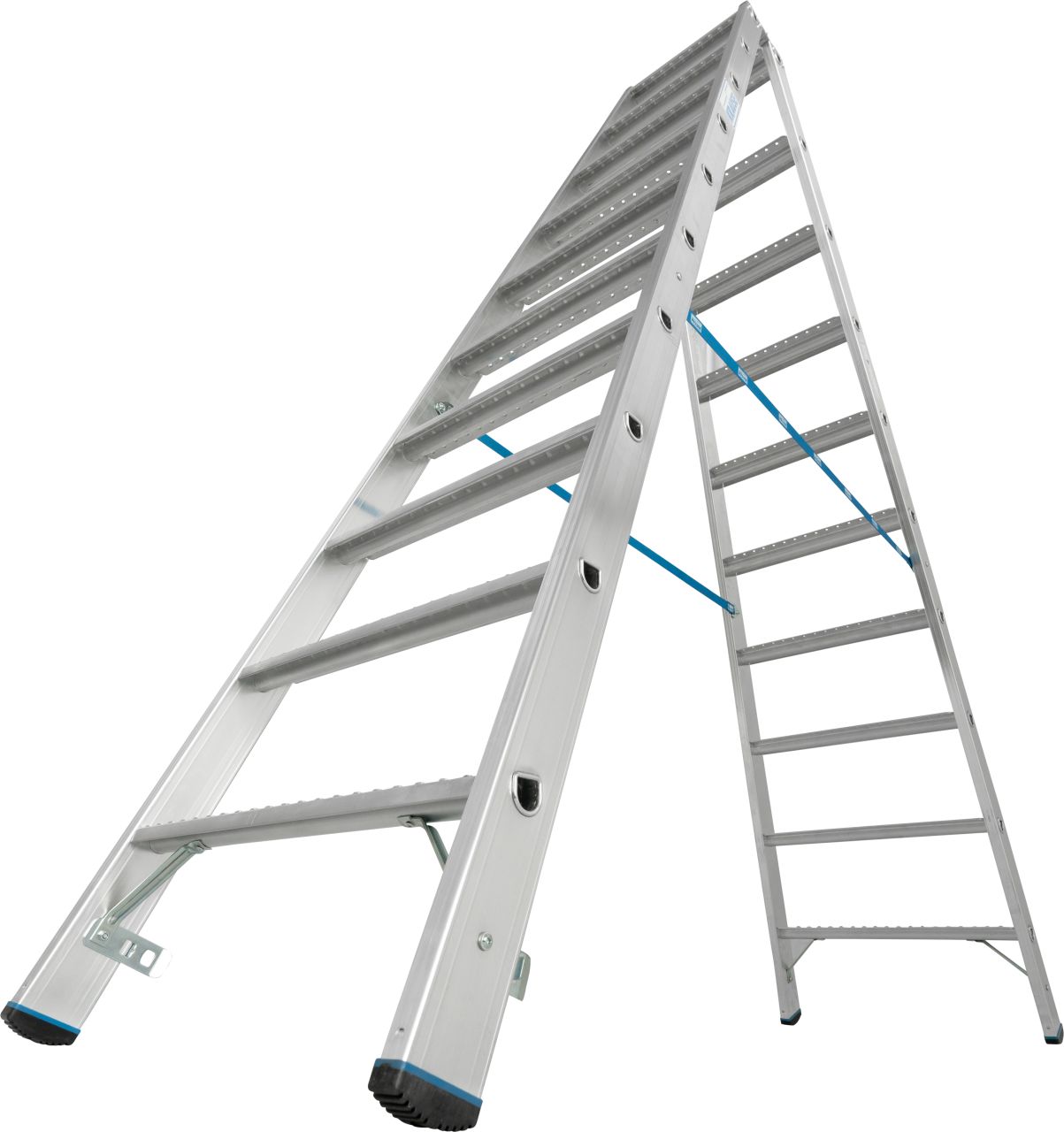 Stabilo Doppelleiter mit R13-Stufen, 2 x 10 Stufen Stabilo Doppelleiter mit R13-Stufen, 2 x 10 Stufen