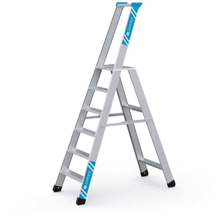 Seventec S, Genietete Stufen-Stehleiter, 3 Stufen einschl. Plattform