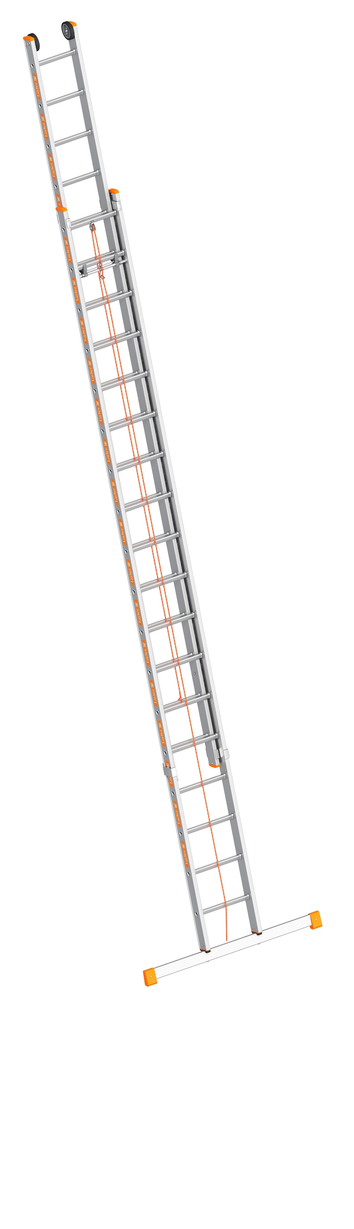 Seilzugleiter TOPIC 1037 - 2x18 Sprossen