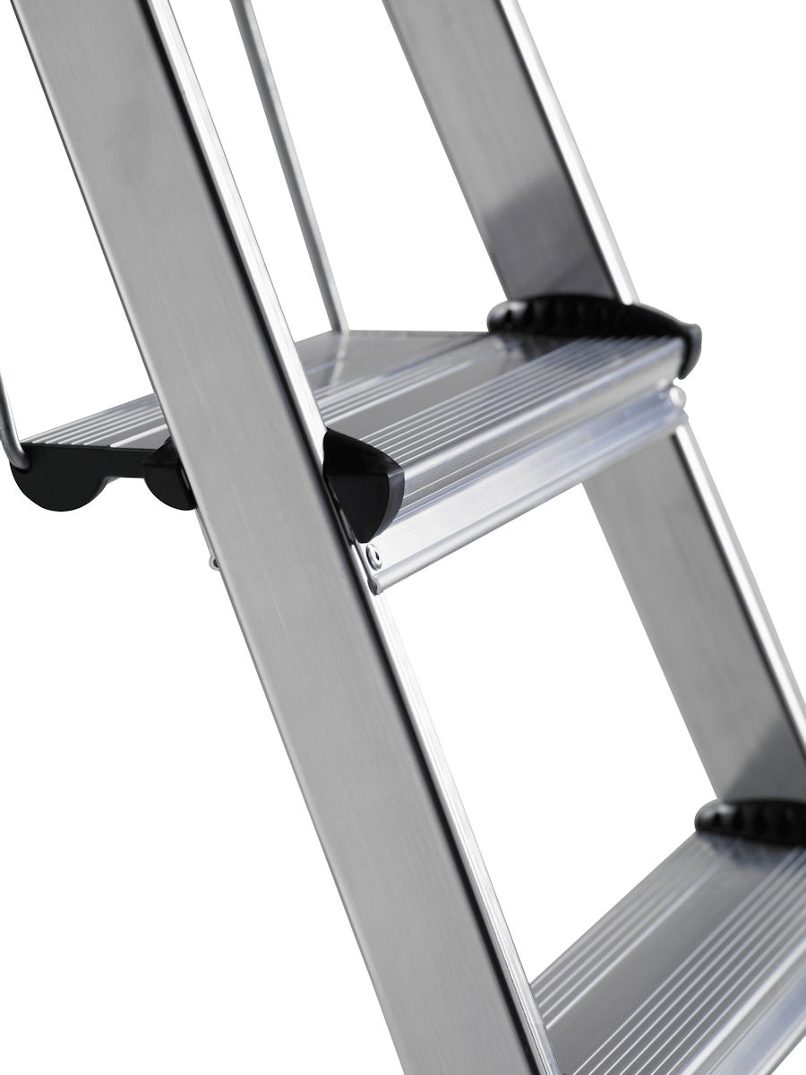 Double Decker - intelligente Stufenstehleiter und Haushaltsleiter Double Decker Stufenstehleiter, 3 Stufen