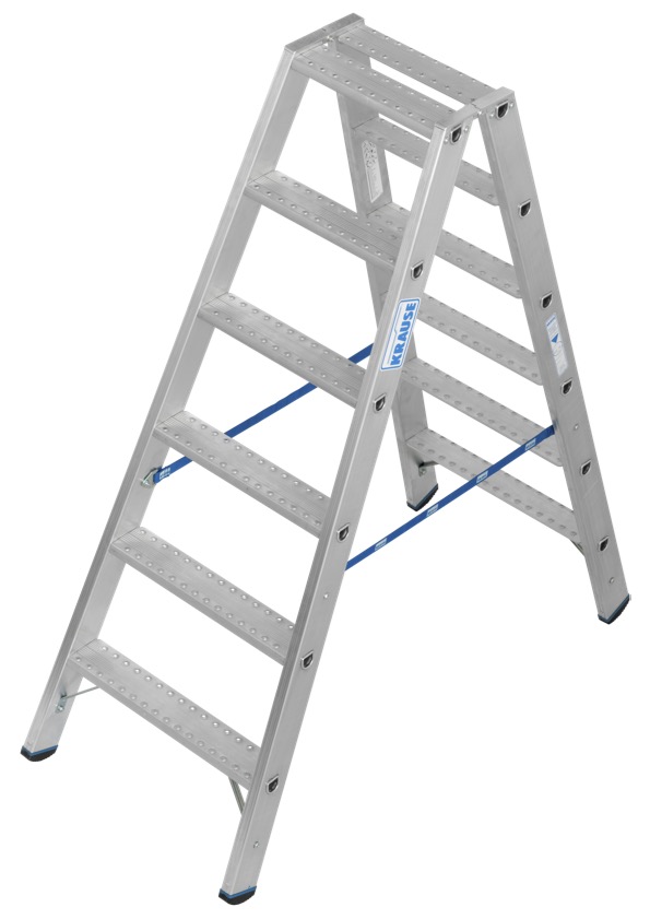Stabilo Doppelleiter mit R13-Stufen, 2 x 3 Stufen Stabilo Doppelleiter mit R13-Stufen, 2 x 3 Stufen