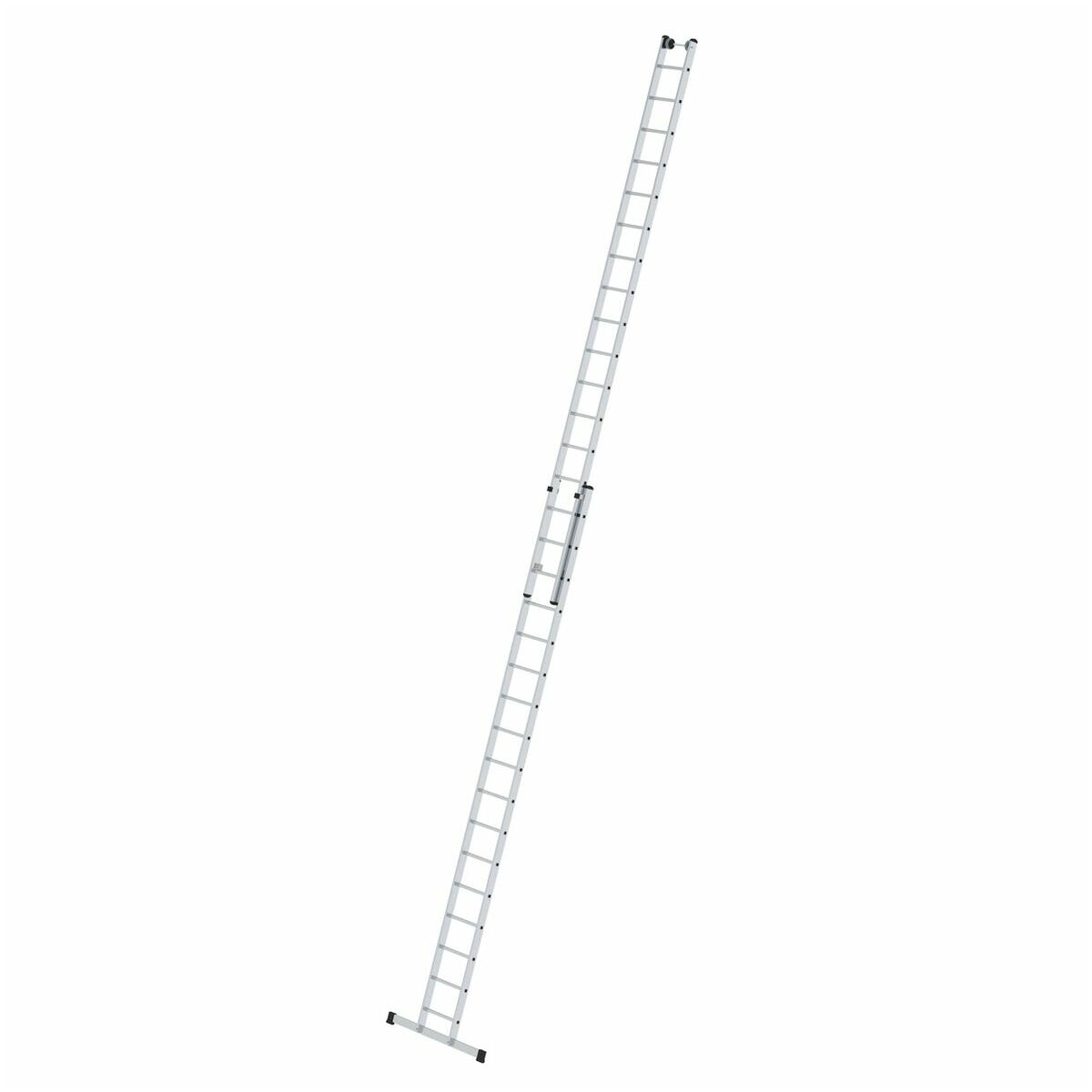 Sprossen-Schiebeleiter 2-teilig mit Standard-Traverse, 2 x 9 Sprossen