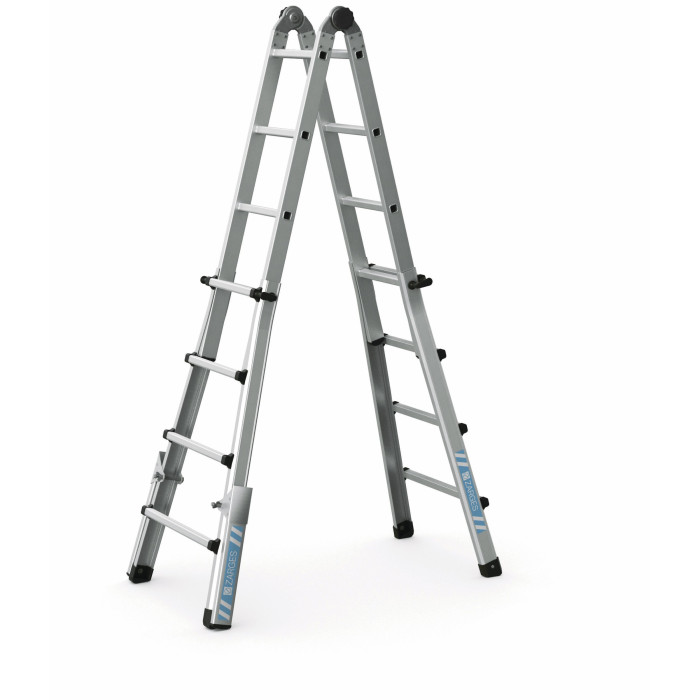 Variotec V, Gebördelte Teleskop-Mehrzweckleiter, 4-teilig, 4x4 Sprossen