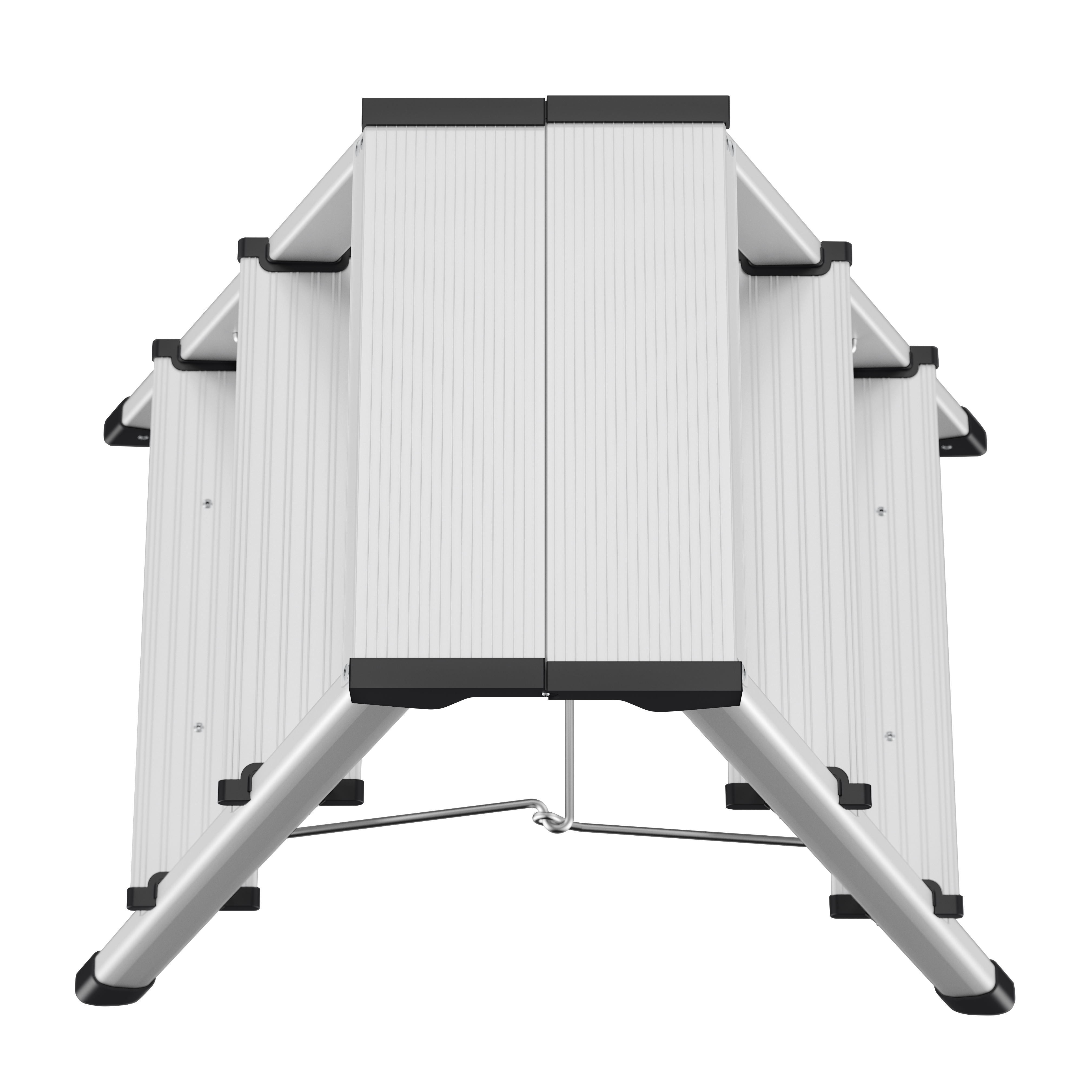 D60 StandardLine - Aluminium-Klapptritt 2x2 Sprossen D60 StandardLine - Aluminium-Klapptritt 2x2 Sprossen