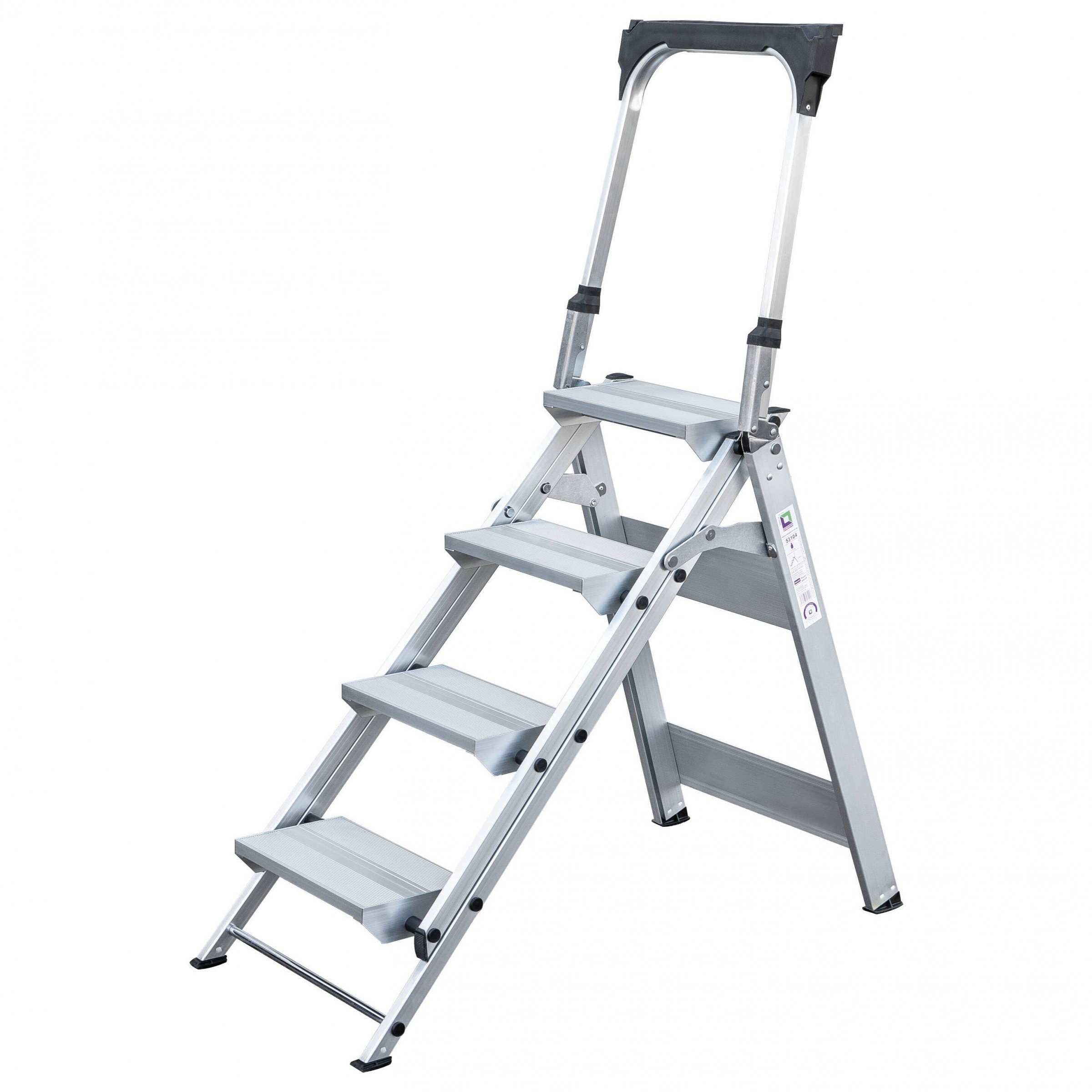 Klapptreppe mit Haltebügel, 3 Stufen Klapptreppe mit Haltebügel, 3 Stufen