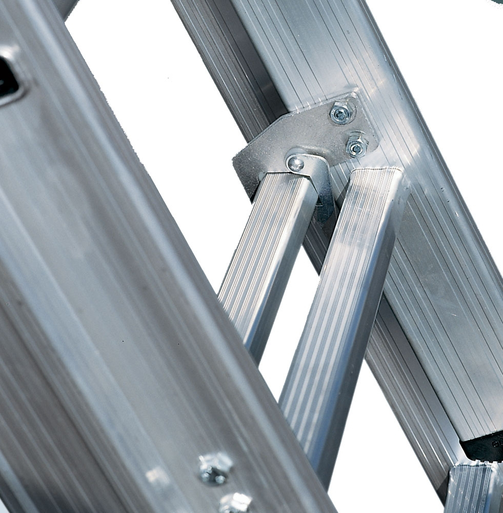 PREMIUM line Alu-Mehrzweckleiter, 3-teilig, 3 x 9 Sprossen