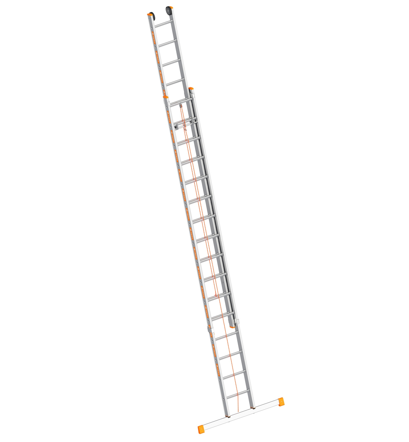 Seilzugleiter TOPIC 1037 - 2x14 Sprossen/Stufen