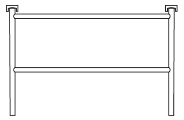 Stirngeländer 1,50 m