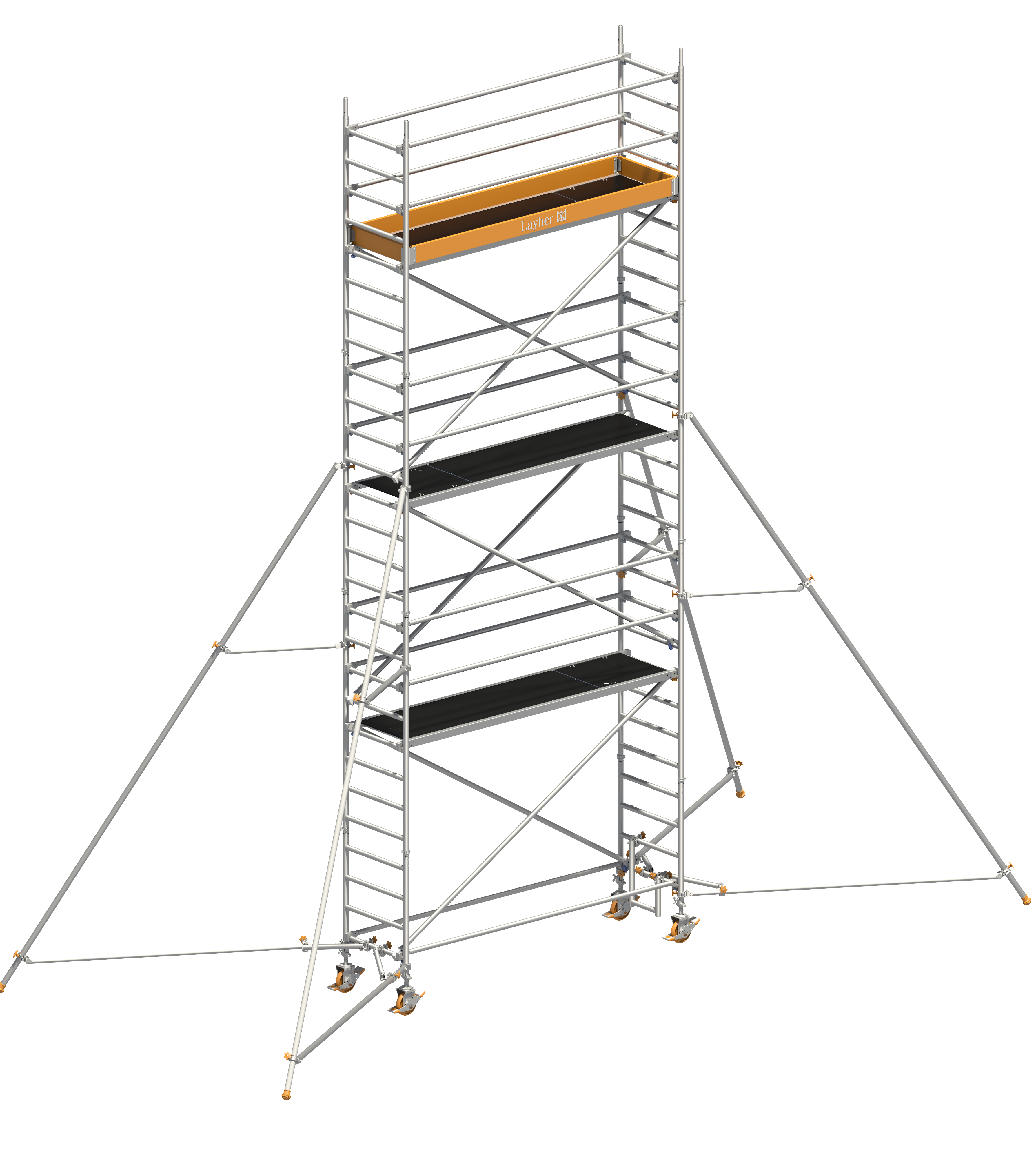 Uni Standard P2 mit Gerüststütze 5 m, Arbeitshöhe 8,20 m Uni Standard P2, mit Gerüststütze 5 m, Arbeitshöhe 8,20 m
