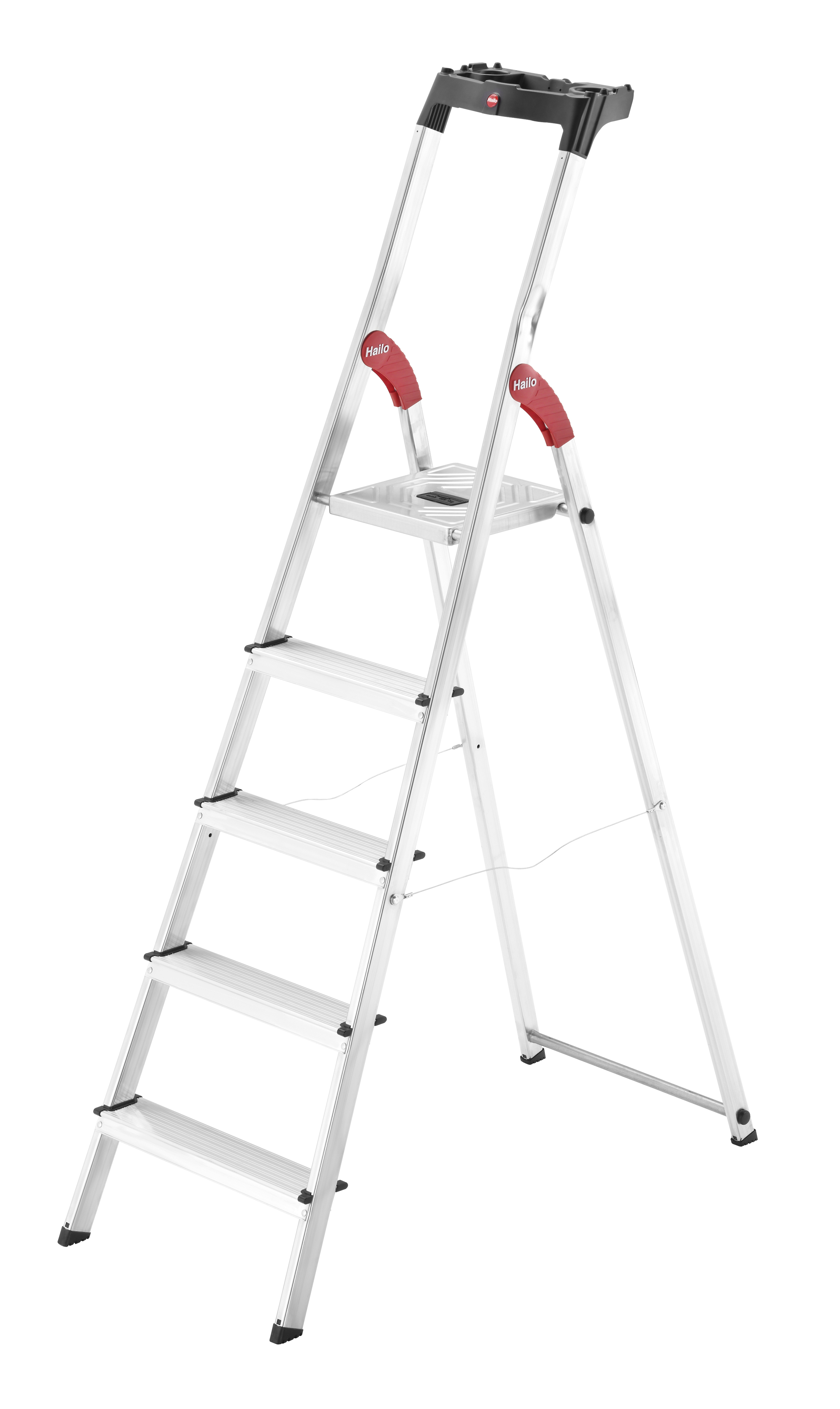 L60 StandardLine Aluminium-Haushaltsleiter - 5 Sprossen