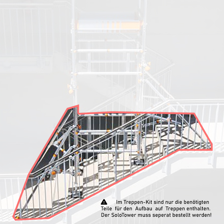 SoloTower Treppen-Kit mit einem Durchgang