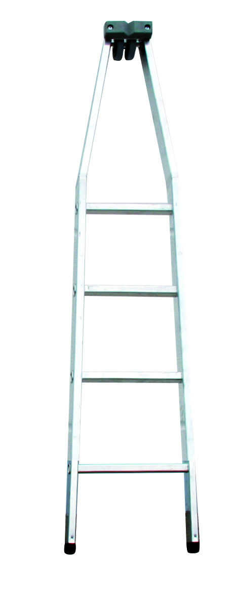 Oberteil Sprossen-Glasreinigerleiter mit nivello®-Traverse 18 Sprossen