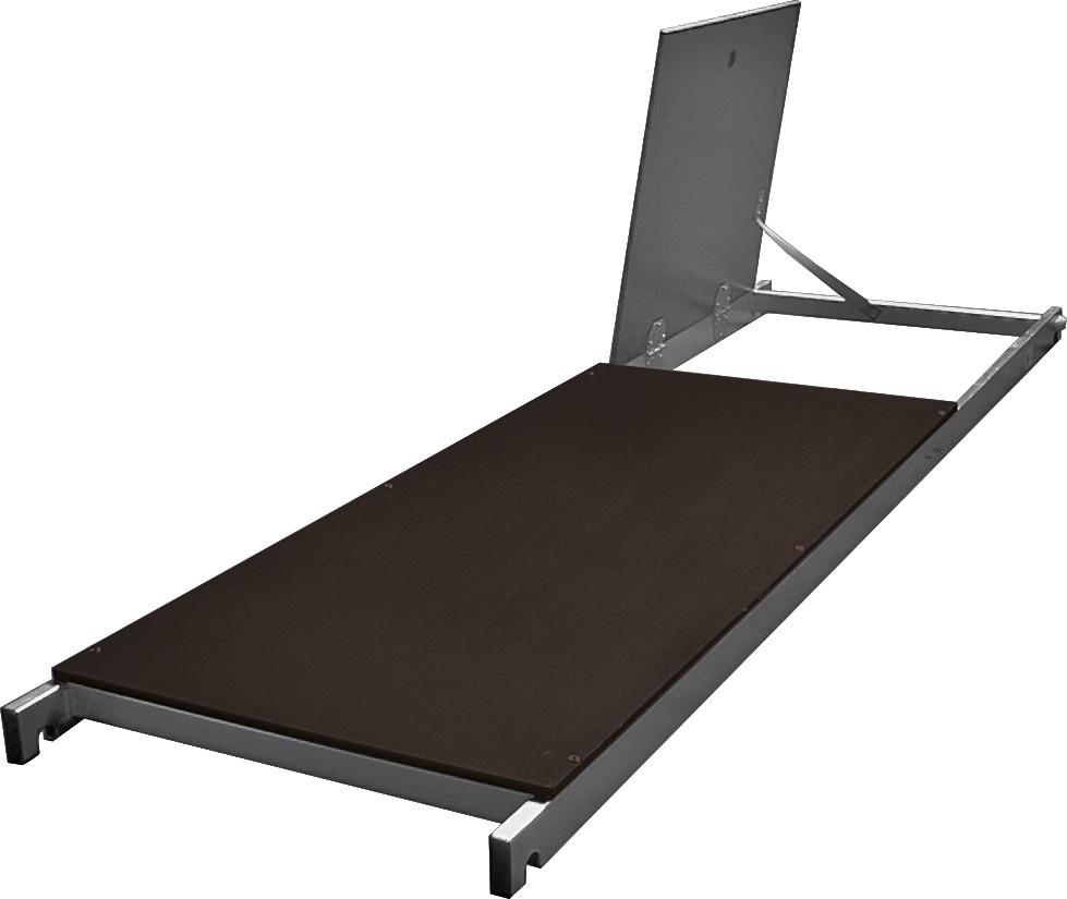 ClimTec Fahrgerüst (Alu) + höhenverstellbare 150mm Fahrrollen, Standhöhe 5 m