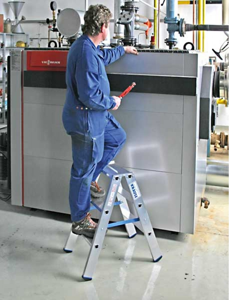 Stabilo Stufen-Doppelleiter 2x3 Stufen
