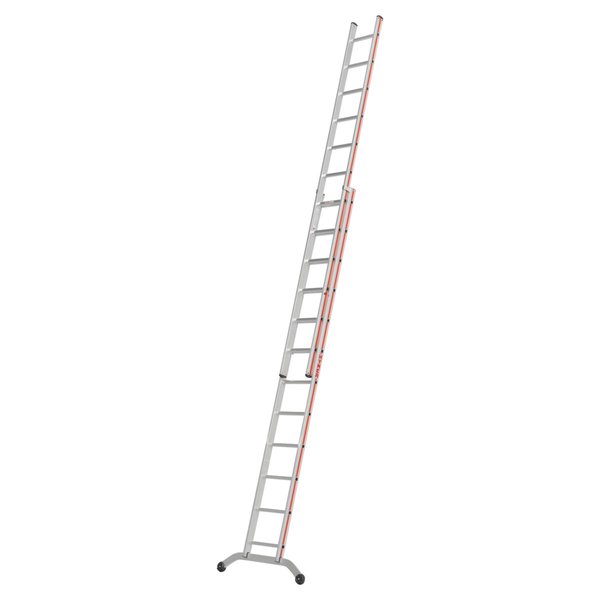 Schiebeleiter, zweiteilig - 2x6 Sprossen