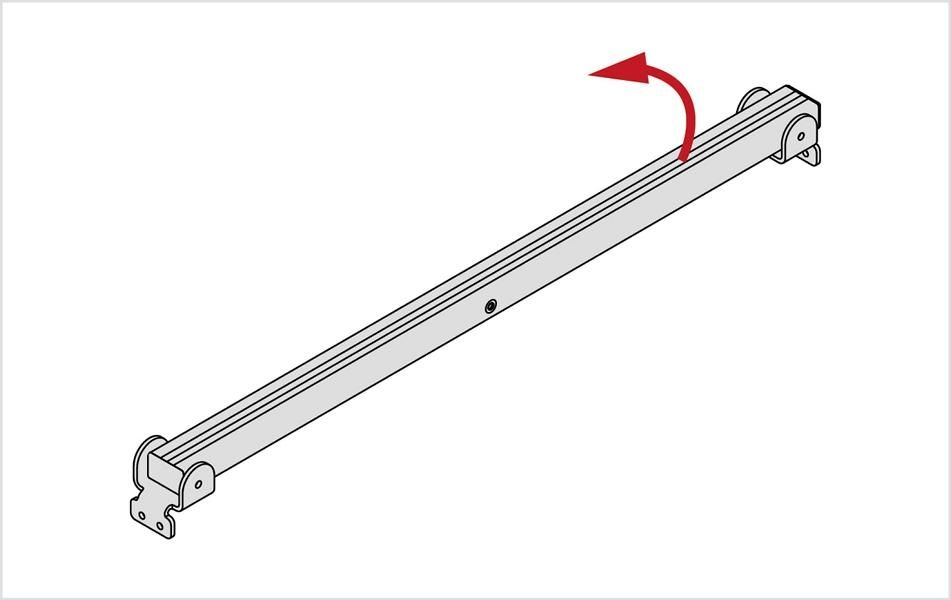 Stabschranke selbstschließend - Breite 600 mm Stabschranke selbstschließend - Breite 600 mm