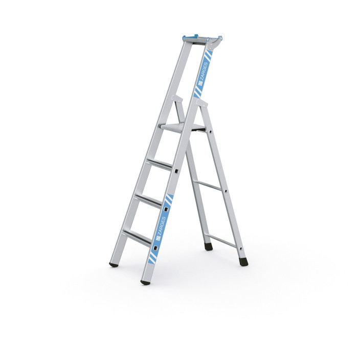 Saferstep S, Gebördelte Stufen-Stehleiter, 3 Stufen einschl. Plattform