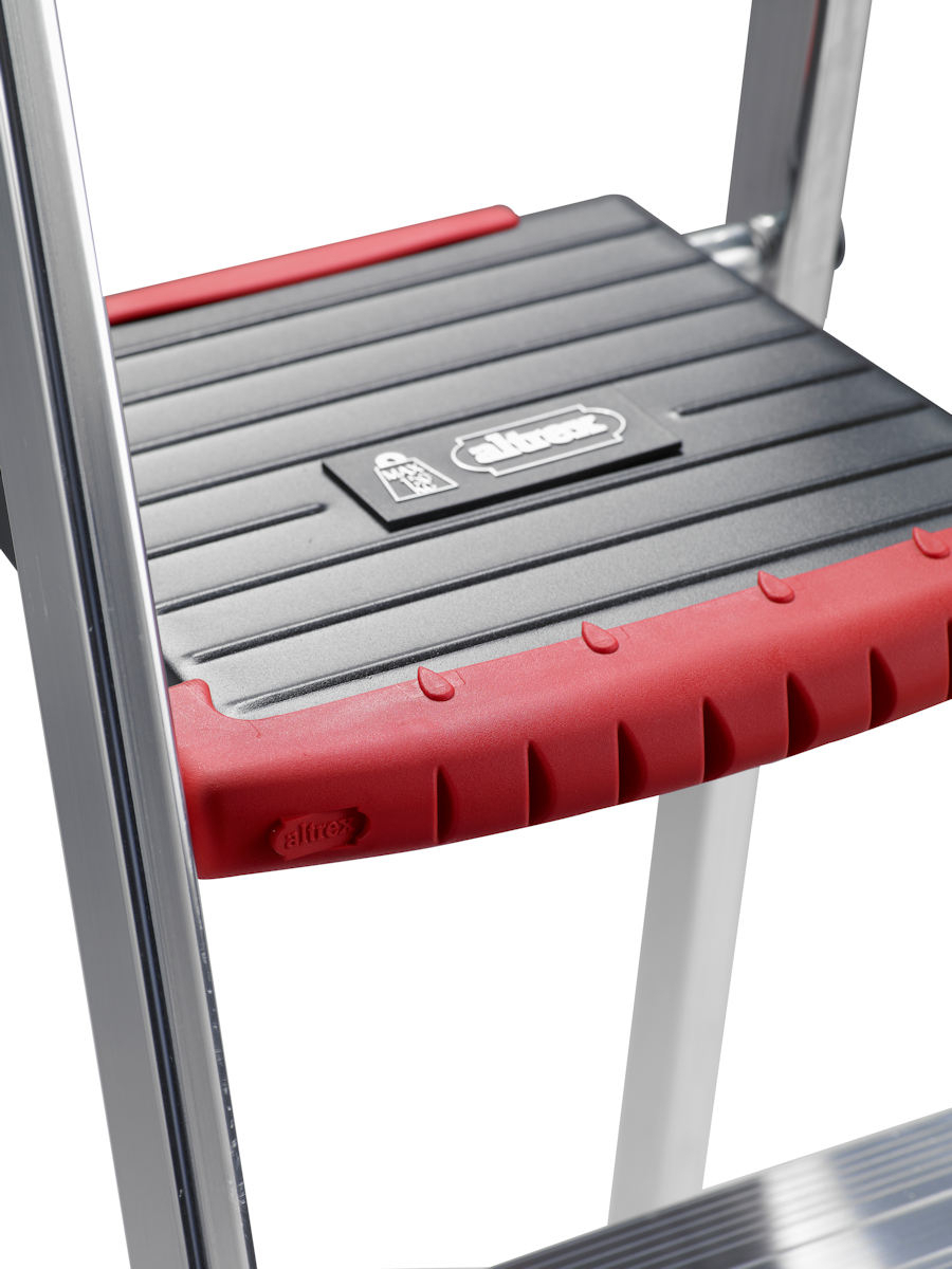 Double Decker - intelligente Stufenstehleiter und Haushaltsleiter Double Decker Stufenstehleiter, 3 Stufen