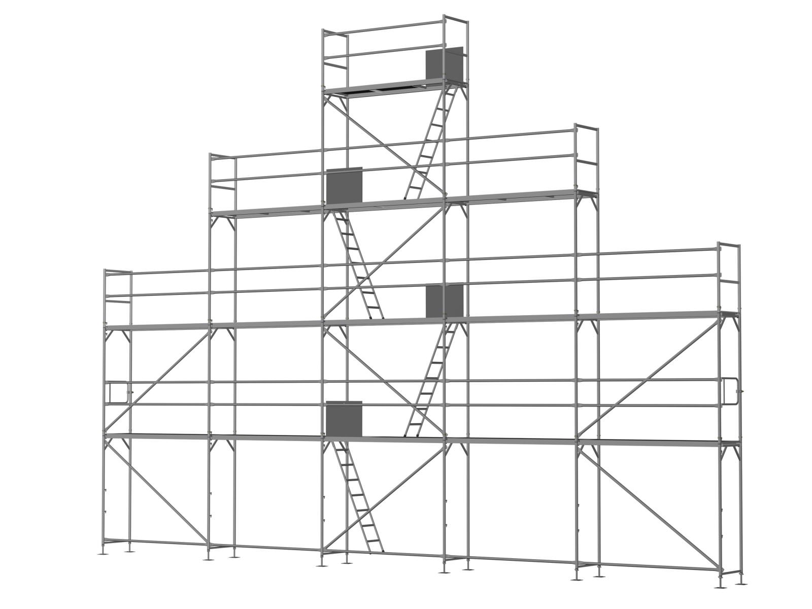 Giebelgerüst groß PLUS - 2,5 m Felder