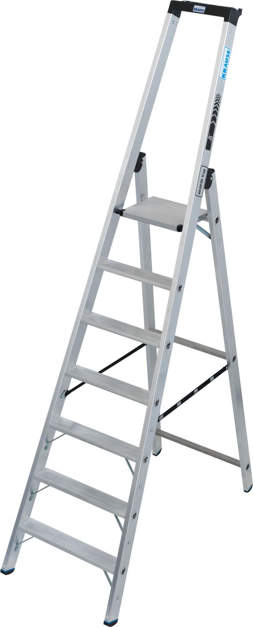 STABILO Stufen-Stehleiter Schwerlast mit hohem Bügel, 225 kg, 7 Stufen STABILO Stufen-Stehleiter Schwerlast mit hohem Bügel, 225 kg, 7 Stufen