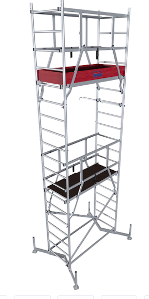 ClimTec Fahrgerüst (Alu) ohne Rollen, Standhöhe 1m ClimTec Fahrgerüst (Alu) ohne Rollen, Standhöhe 1m