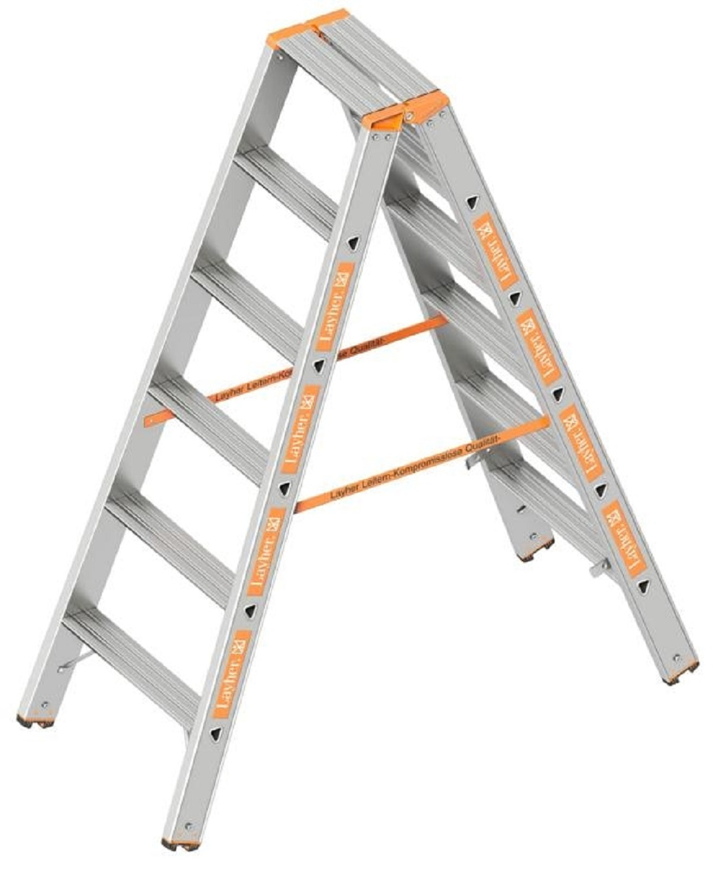Stufenstehleiter TOPIC 1043 - 2x3 Stufen