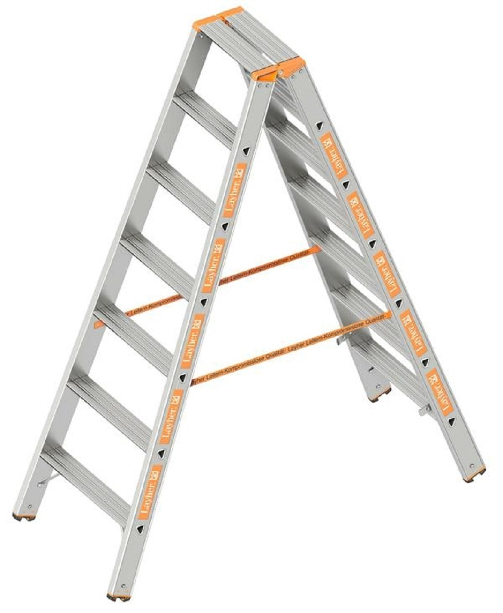 Stufenstehleiter TOPIC 1043 - 2x3 Stufen