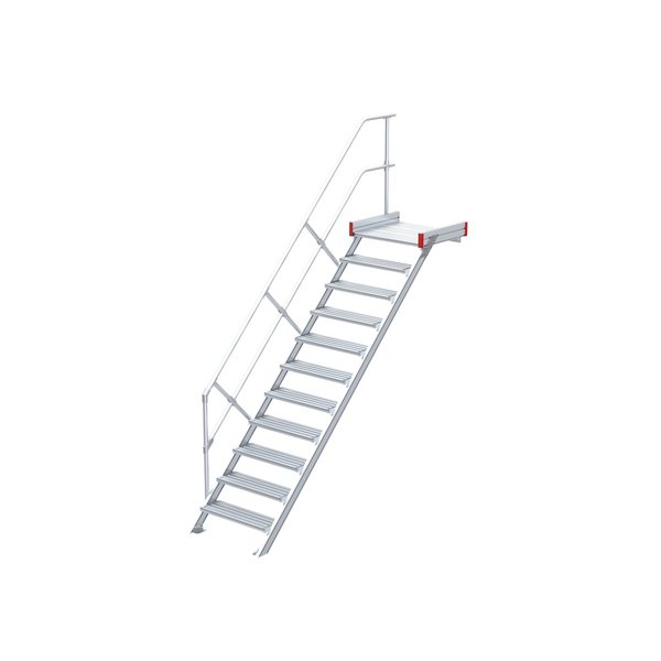 Nr. 511 Podesttreppe 45°, 600 mm Stufenbreite - 4 Stufen