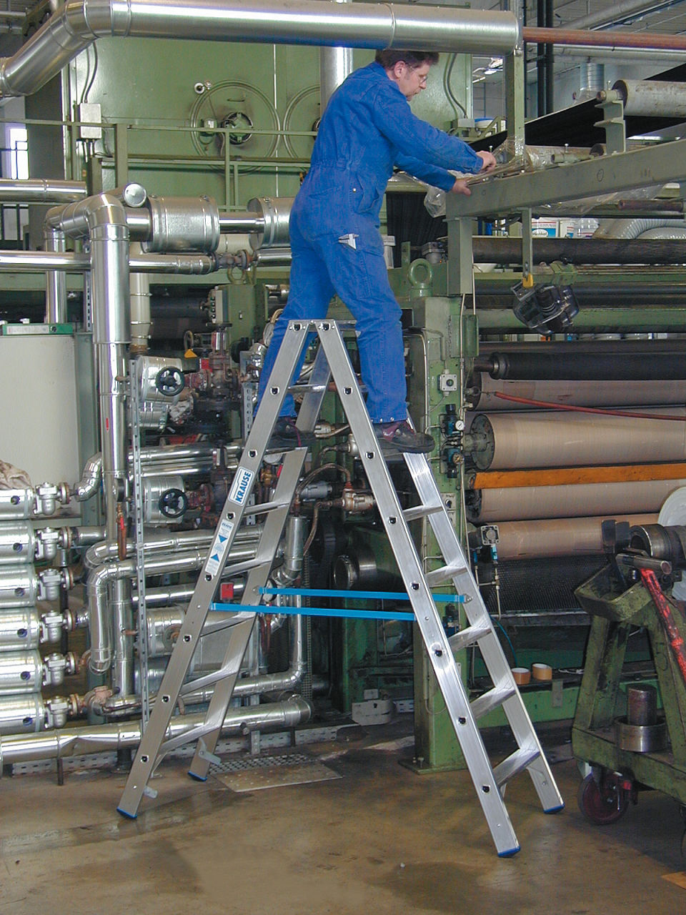 Stabilo Stufen-Doppelleiter 2x8 Stufen Stabilo Stufen-Doppelleiter 2x8 Stufen