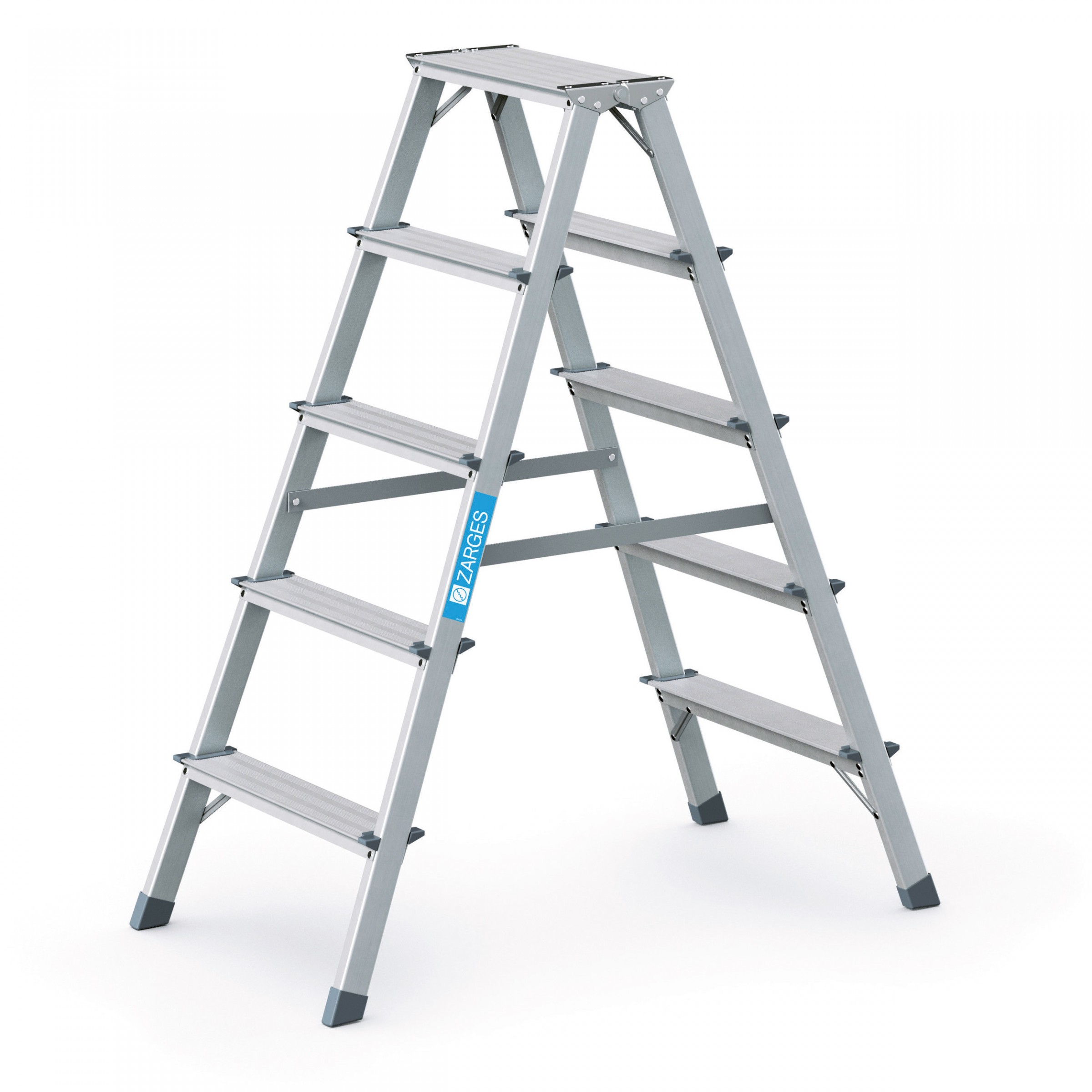 Scana B, Genietete Stufen-Stehleiter Scana B, genietete Stufen-Stehleiter, 2x3 Stufen