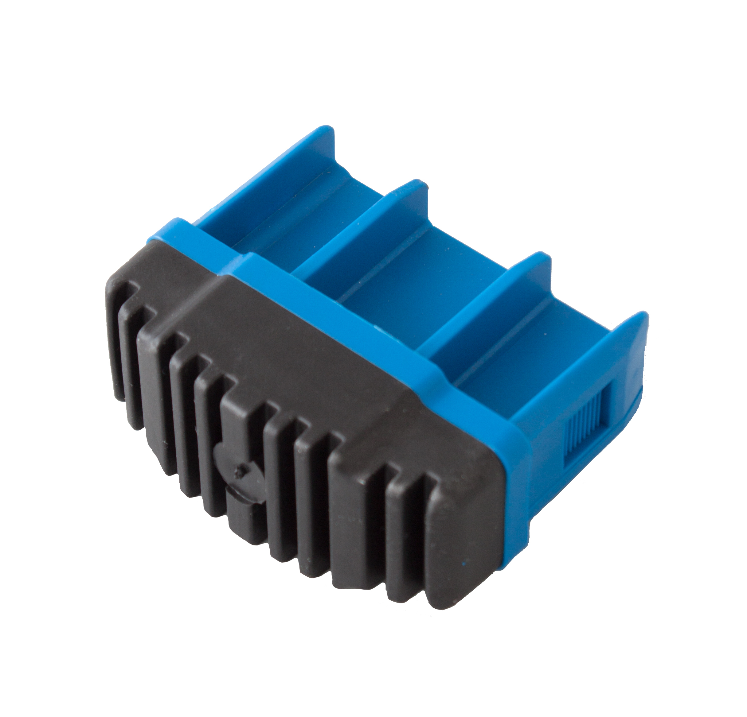 Fußstopfen (Paar), blau – Holm 64x25, K-211002 Fußstopfen 64 x 25 mm blau (Paar)