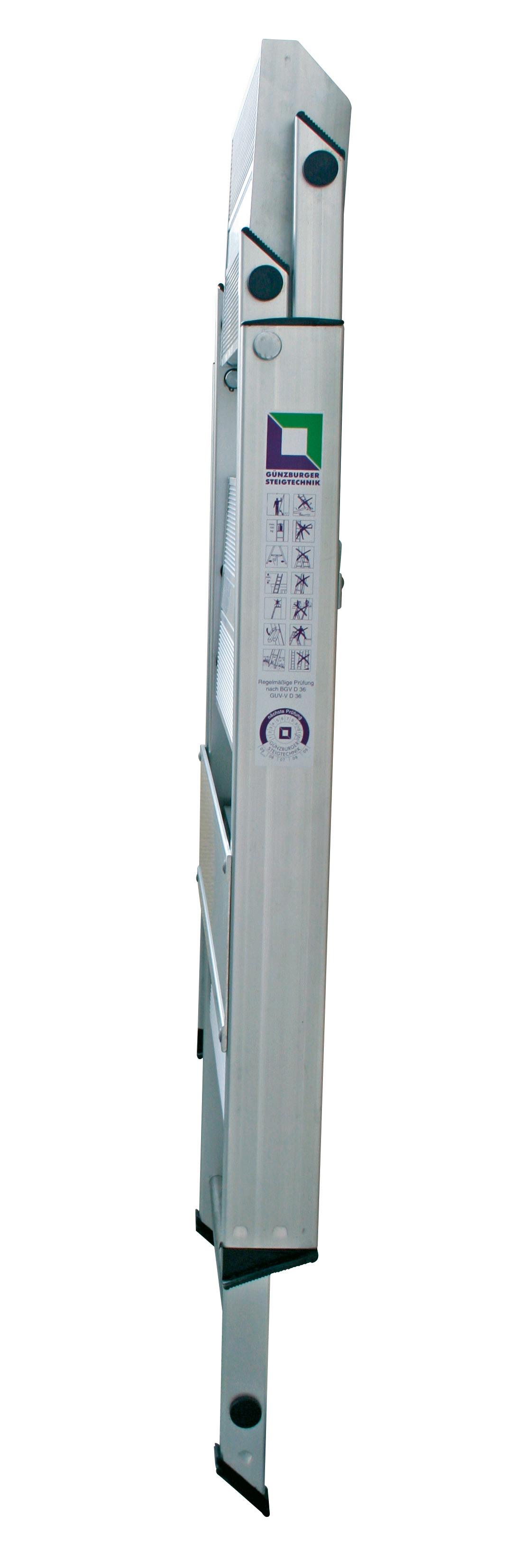 zusammengeklappt Klapptreppe, 2 Stufen