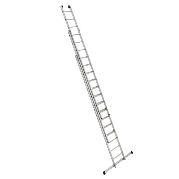 PREMIUM line Alu-Schiebeleiter, 3-teilig, 3 x 8 Sprossen