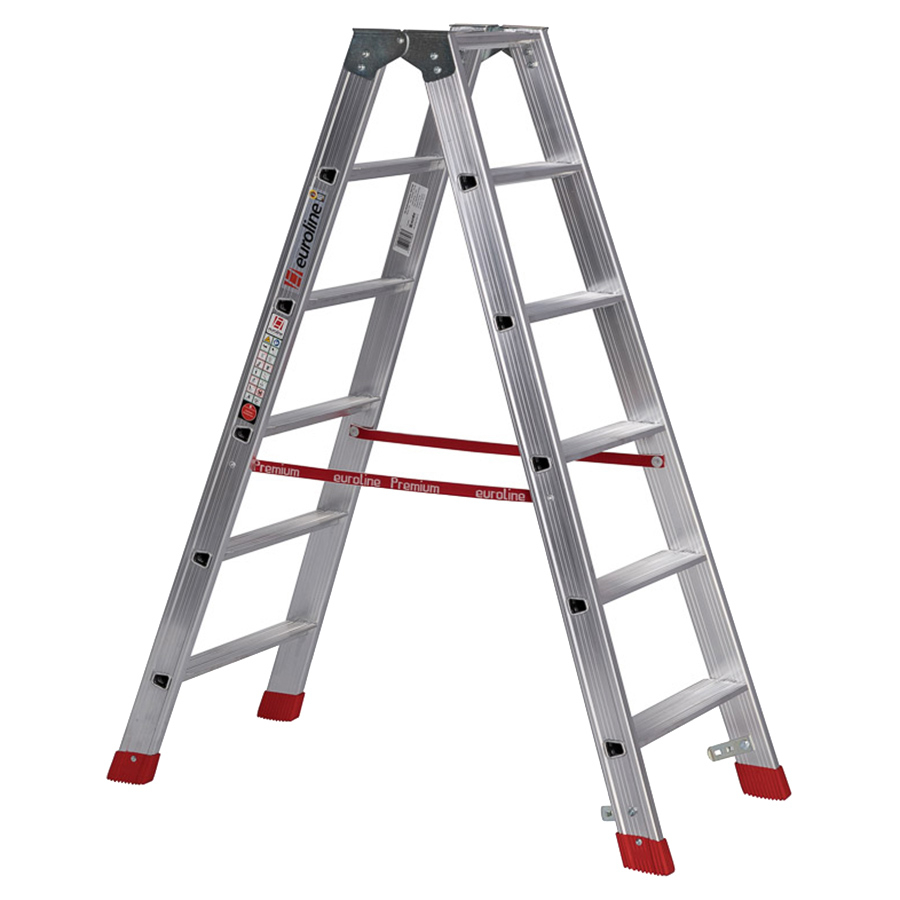PREMIUM line Alu-Stufenstehleiter, 2 x 2 Stufen