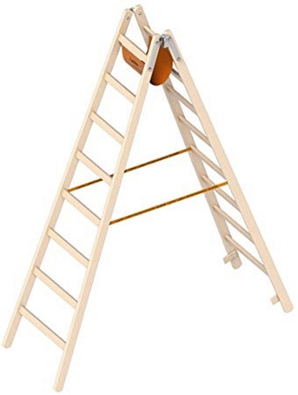 Holzstehleiter 1038 - 8 Sprossen