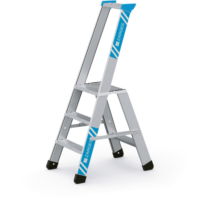 Seventec S, Genietete Stufen-Stehleiter, 3 Stufen einschl. Plattform