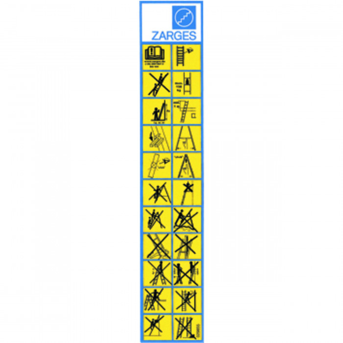 Hinweisschild nach UVV